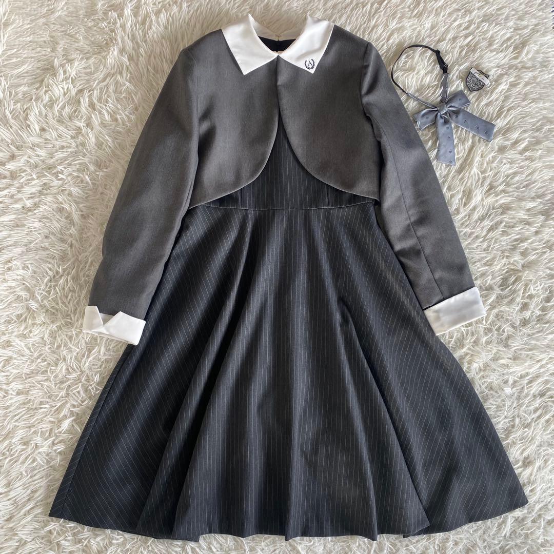 【極美品】アリサナ　165cm フォーマル4点セット　ボレロ　ワンピース　グレー