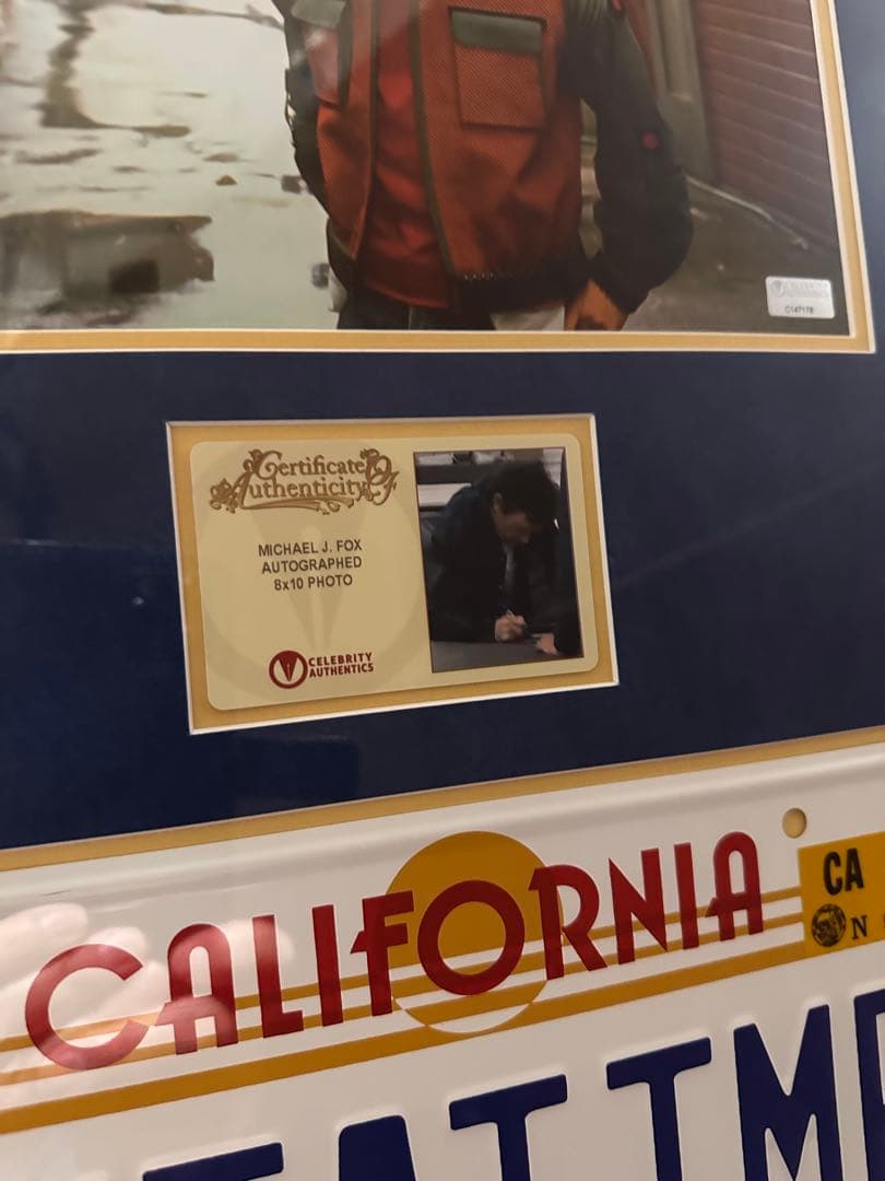 か*！様 Back to the future マイケルJフォックス　サイン入り