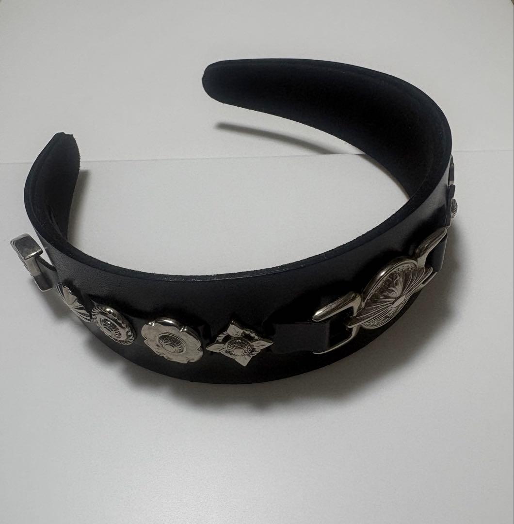 【あいちゃん】toga ブラック装飾付きヘアバンドカチューシャ