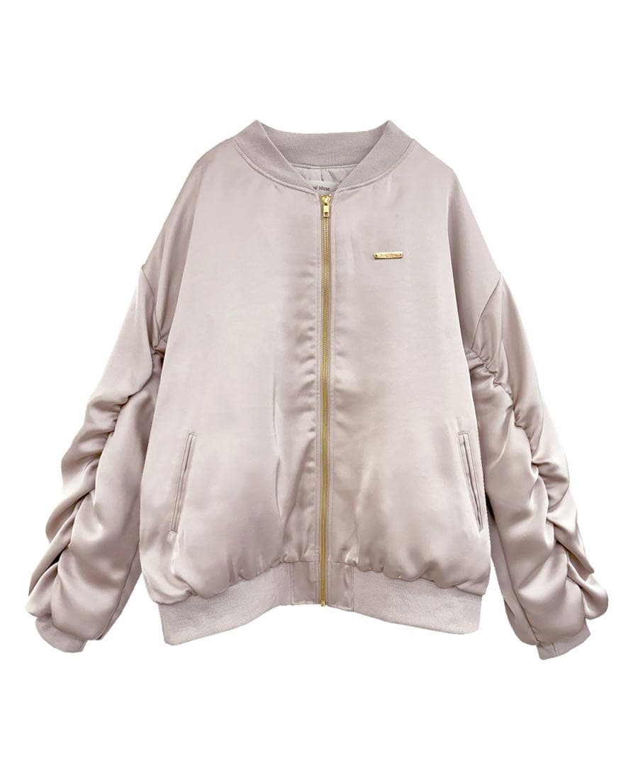 Rosé Muse サテンブルゾン。