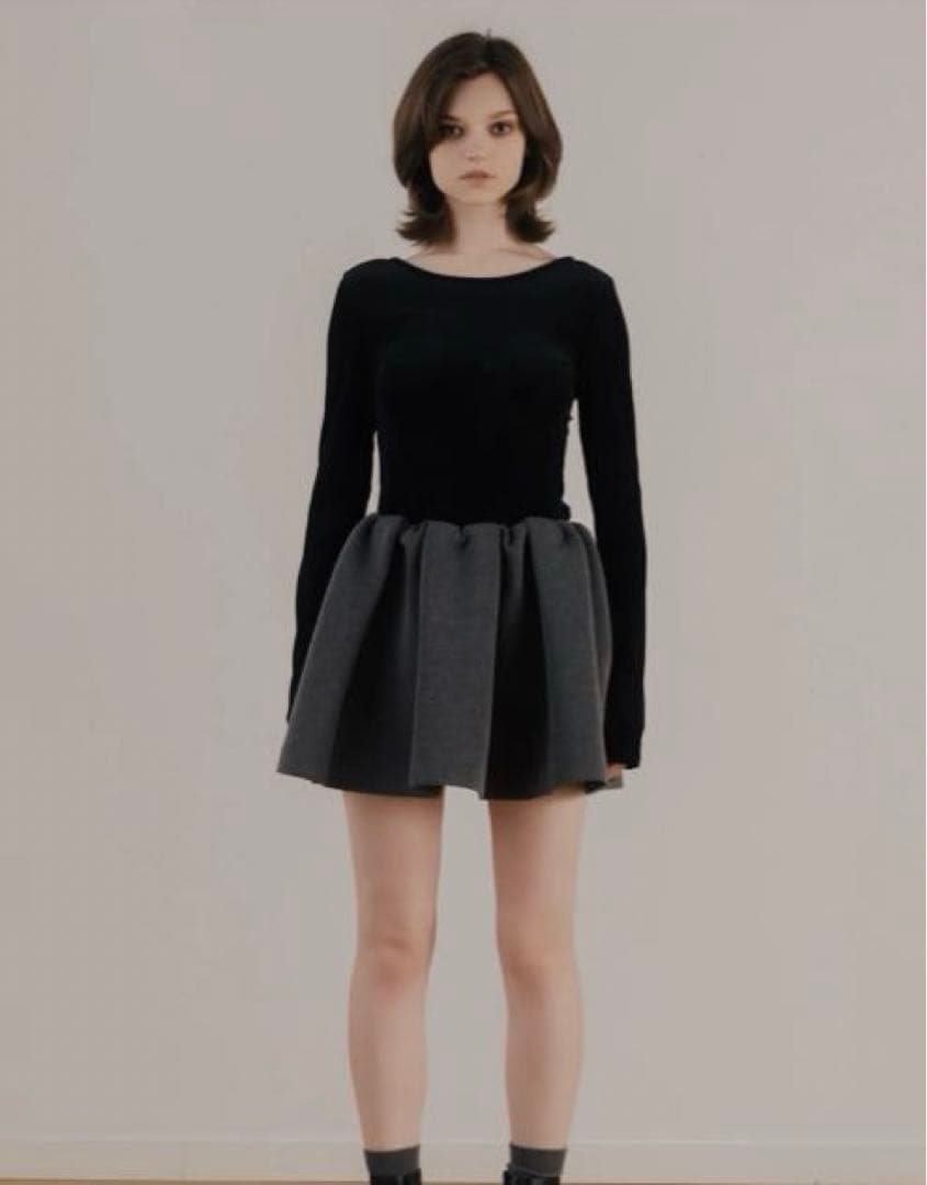 THETOE TOÉ Alster Skirt GRY Sサイズ