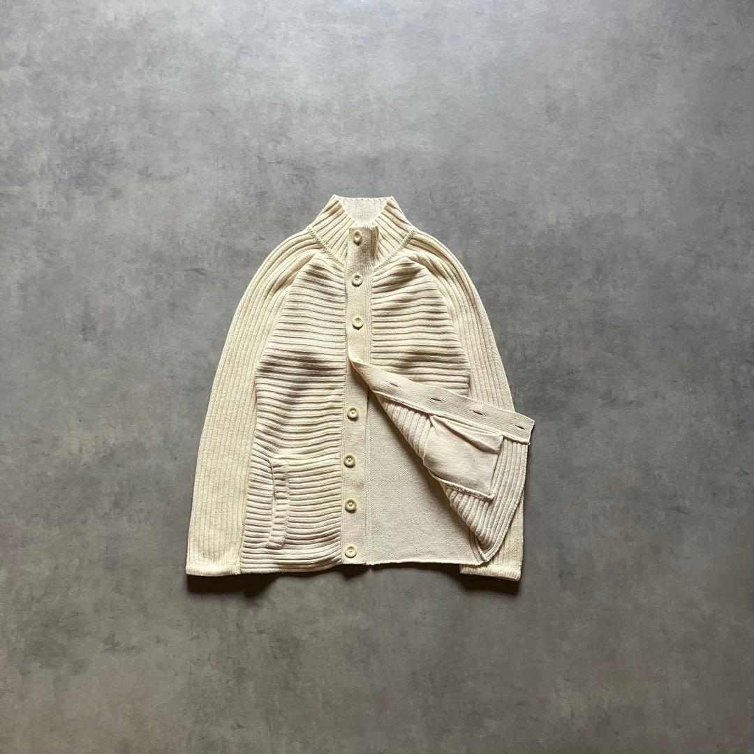 トップス 00s emporio armani wool rib knit jacket