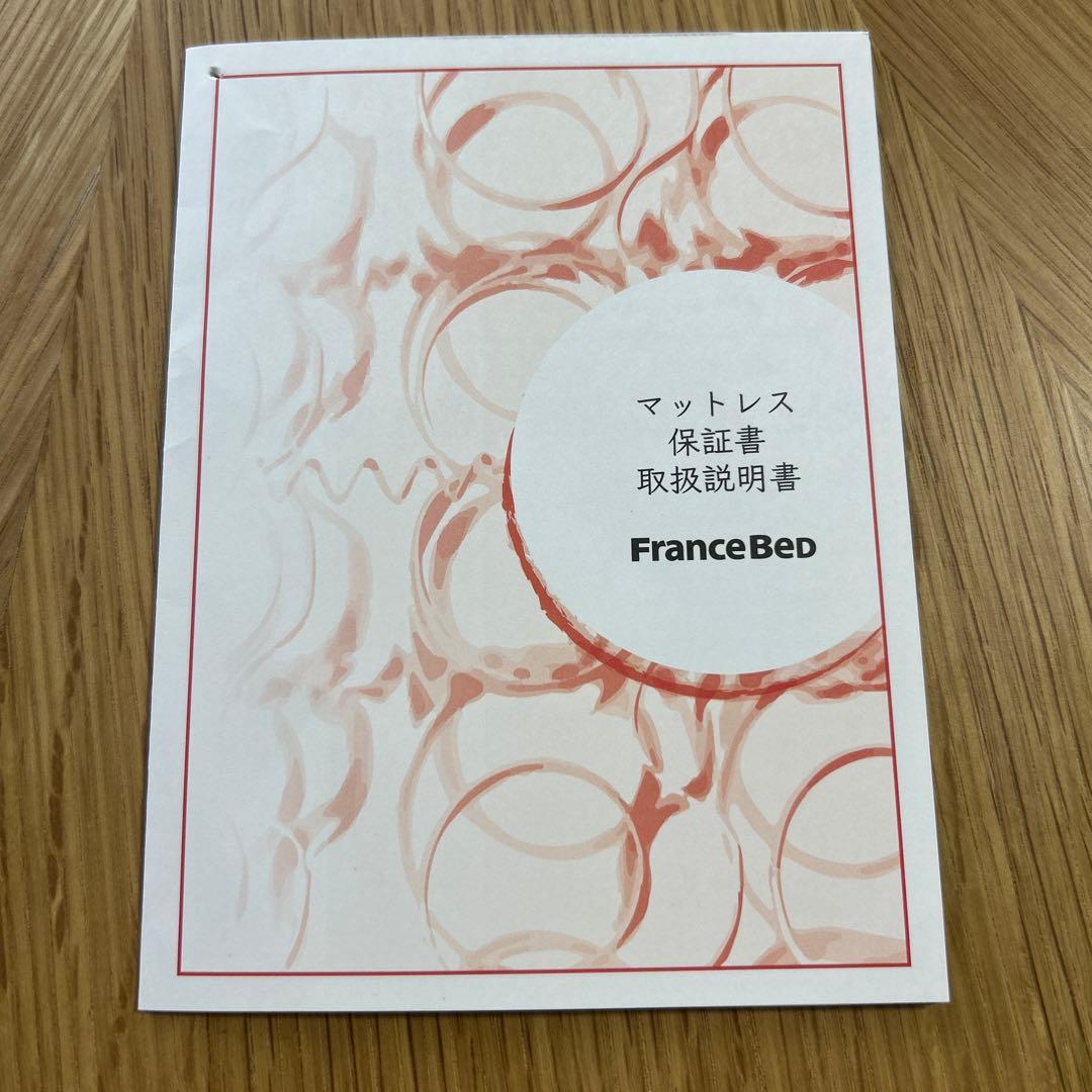 【使用期間9ヶ月】フランスベッド　セミダブル　TW-100