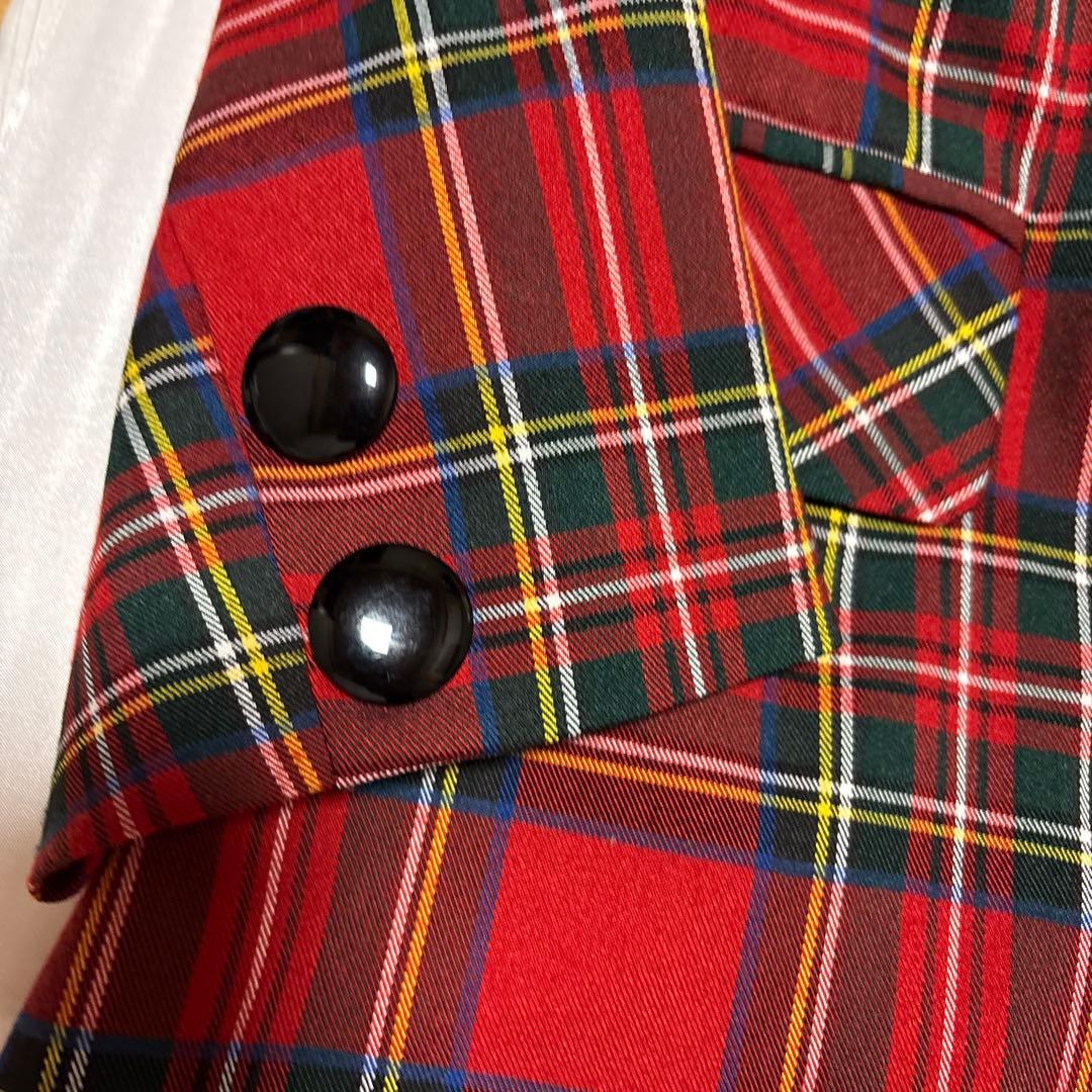 HEIHEI ローラペルジャケット 赤チェック