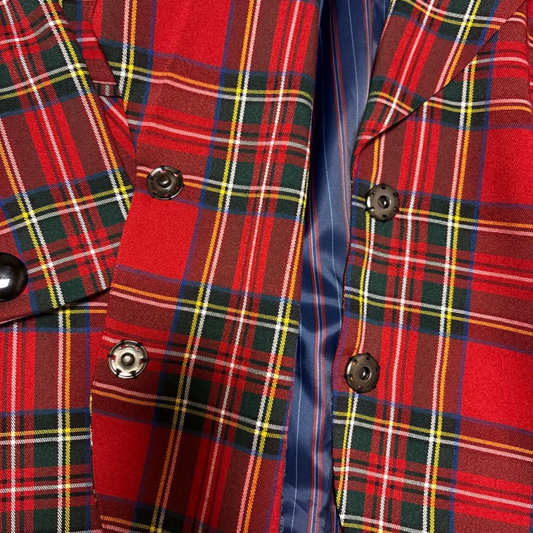 HEIHEI ローラペルジャケット 赤チェック