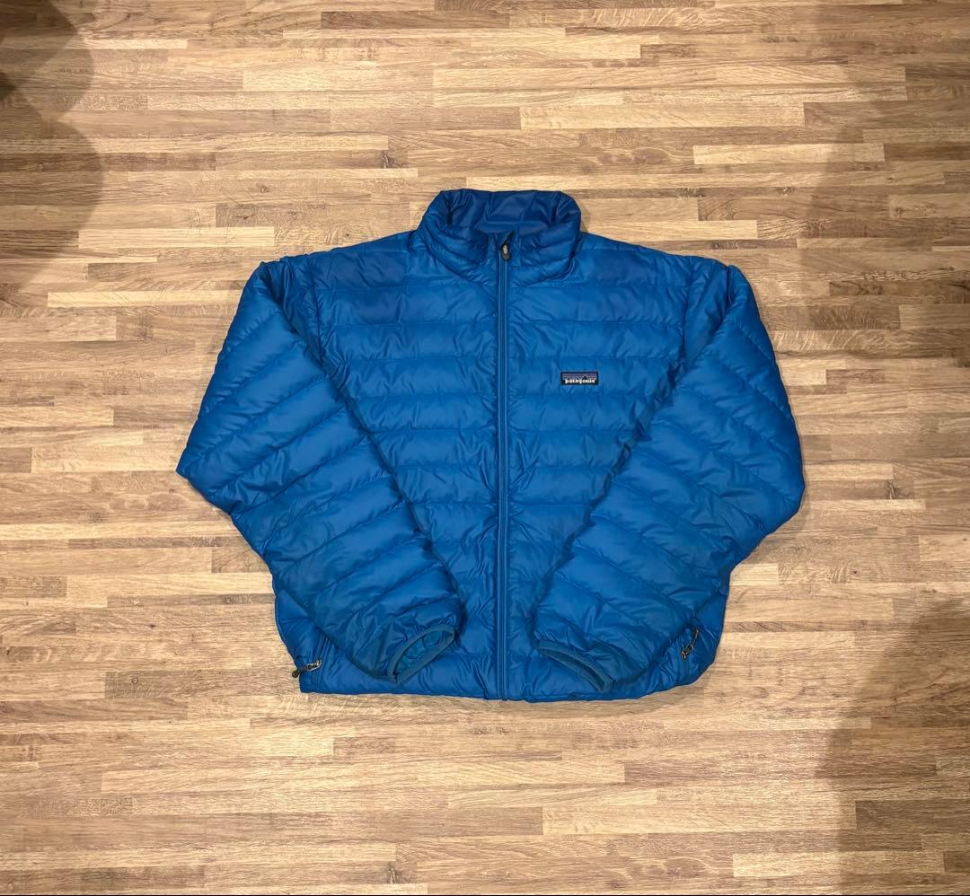Patagonia ダウンセーター 青 ダウンジャケット グースダウン ブルー