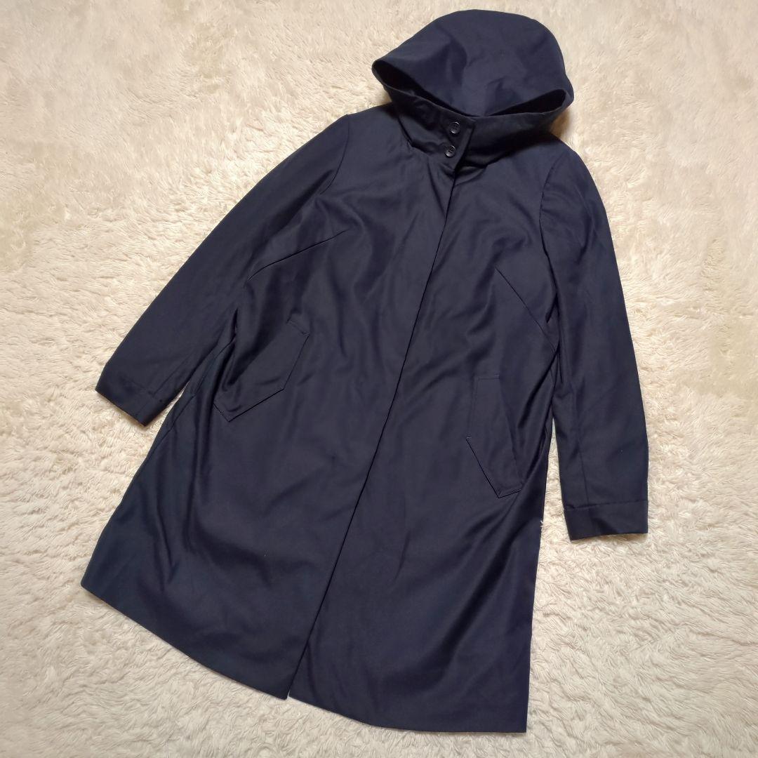 美品！UNTITLED Thermore ライナー付 フーデットコート 撥水　M