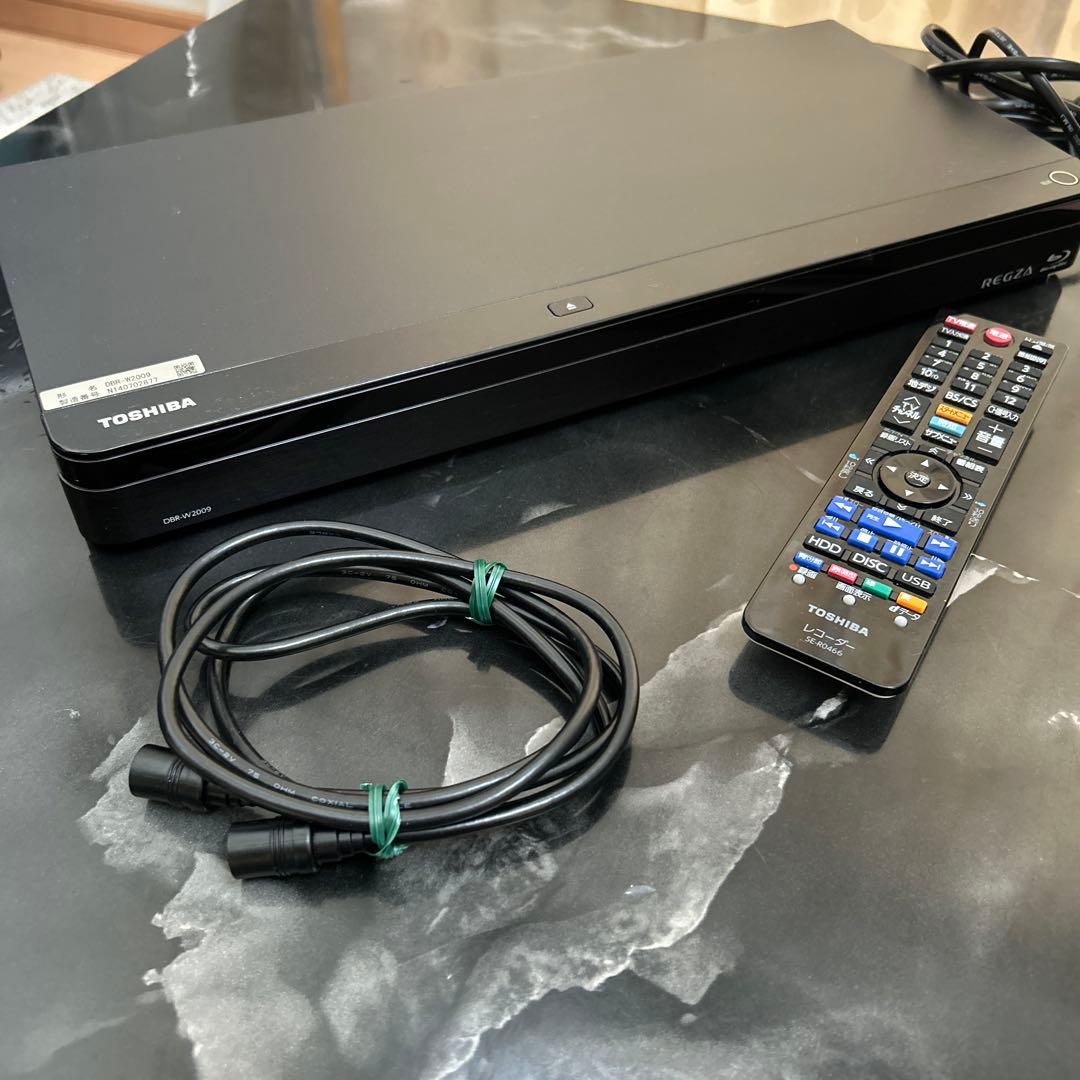 TOSHIBA ブルーレイレコーダー DBR-W2009 2020年製