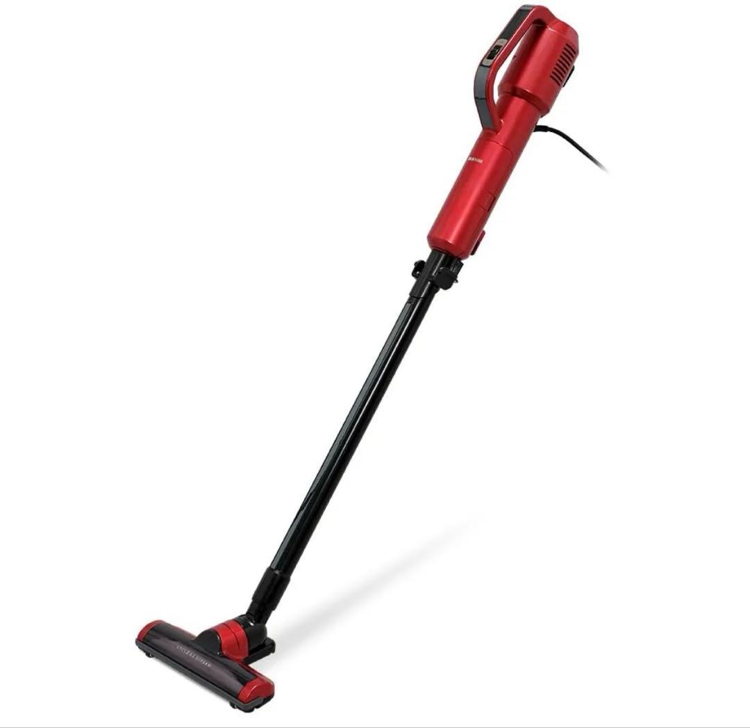 アイリスオオヤマ掃除機 スティッククリーナー AC式 IC-SB3 レッド