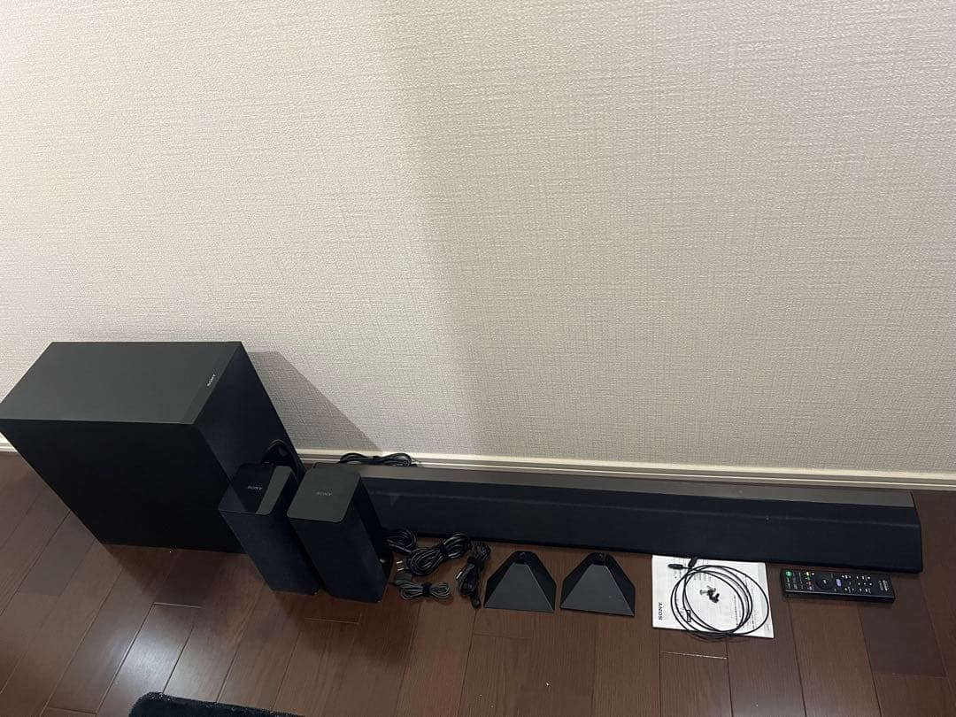 【各スピーカー無線接続】SONYホームシアターシステムHT-RT5 サウンドバー