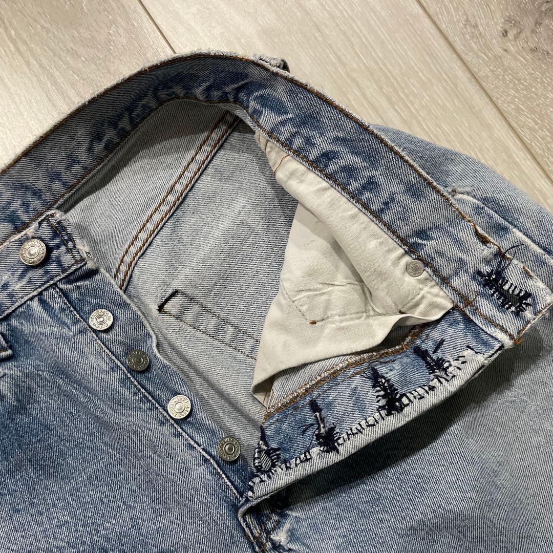 80s USA製 Levi's 501 赤耳 黒カン デニムパンツ W32