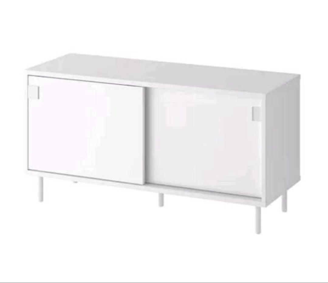 IKEA イケア マッカペール ベンチ 収納コンパートメント付き　ホワイト