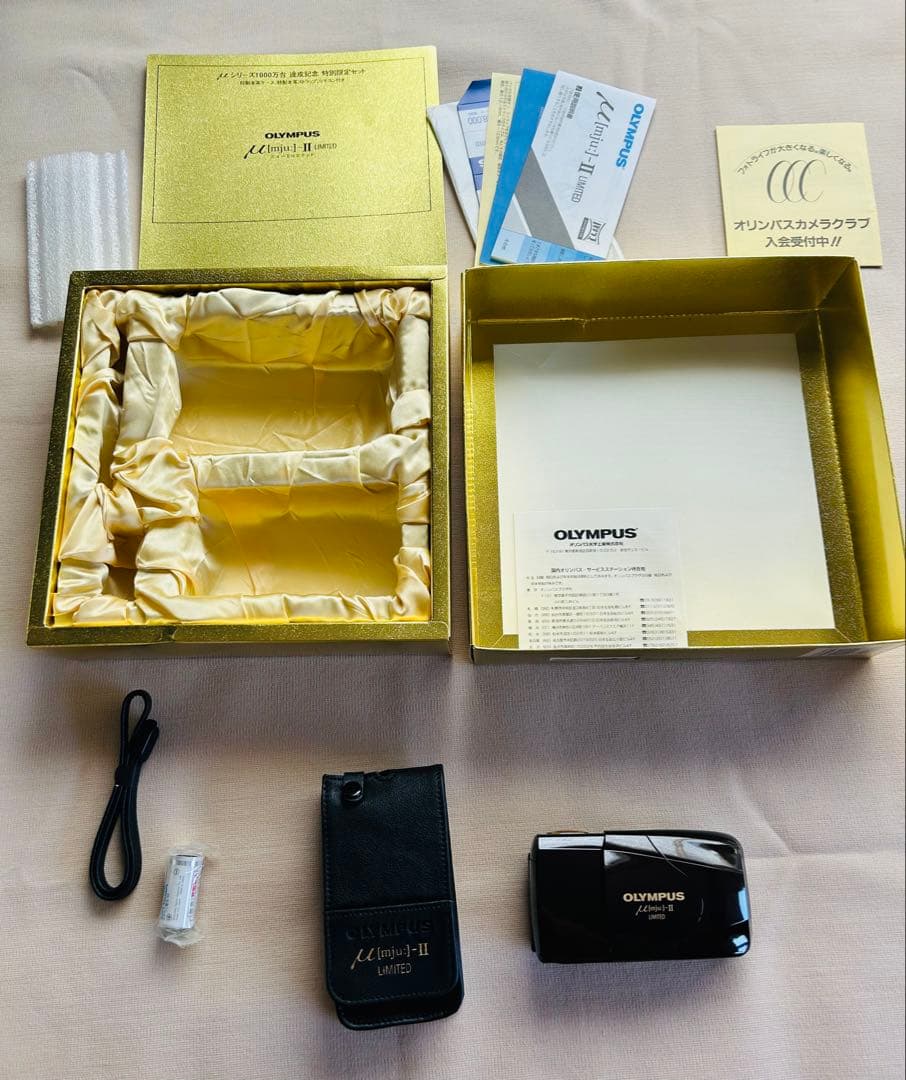 OLYMPUS μ[mju:]-II LIMITED ゴールドボックス
