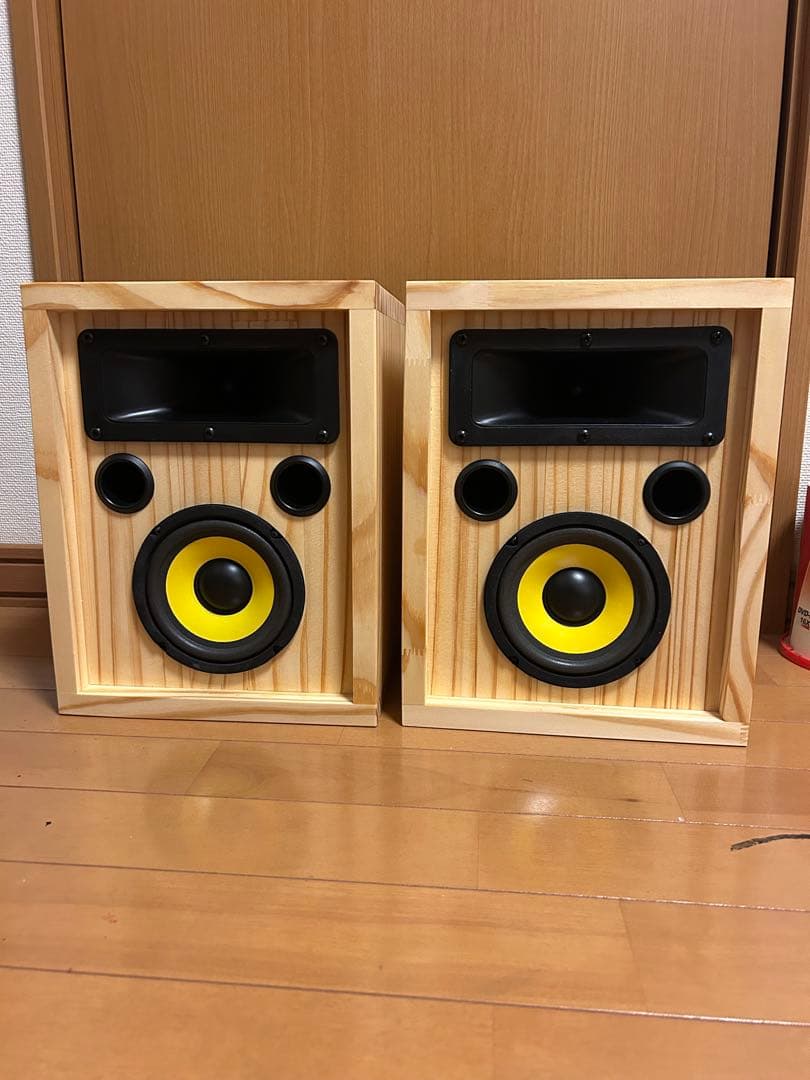 自作スピーカー ピエゾツイーター搭載2WAYバスレフ型スピーカー