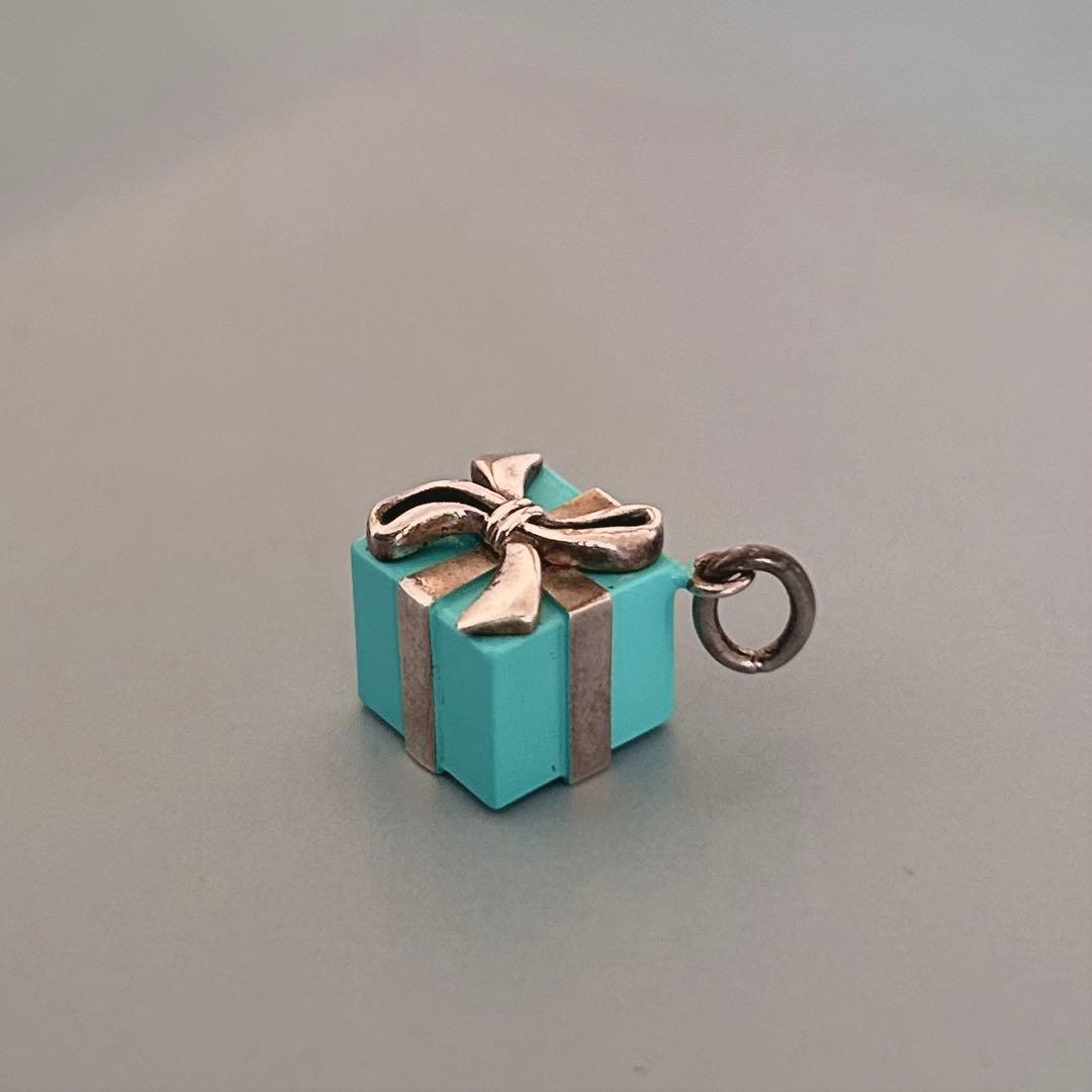 Tiffany & Co. ボックス　チャーム　ティファニー　ペンダントトップ