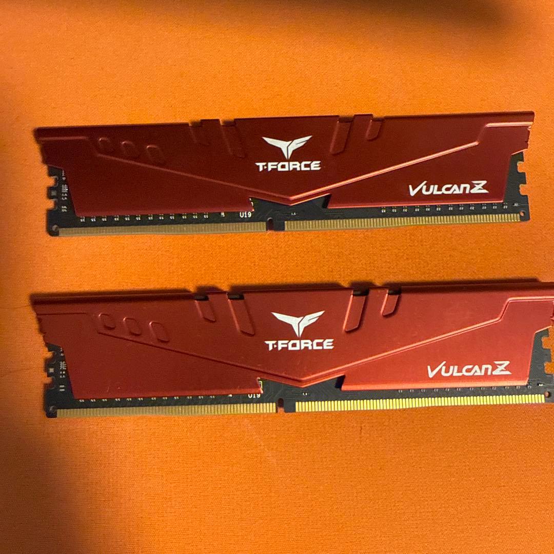 TEAMGROUP Vulcan Z 16GB DDR4 3200MHz レッド