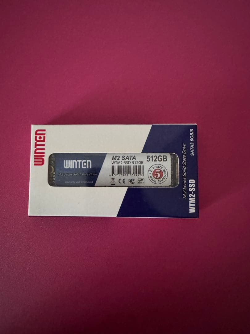 内蔵型SSD WINTEN M2 SATA 512GB SSD