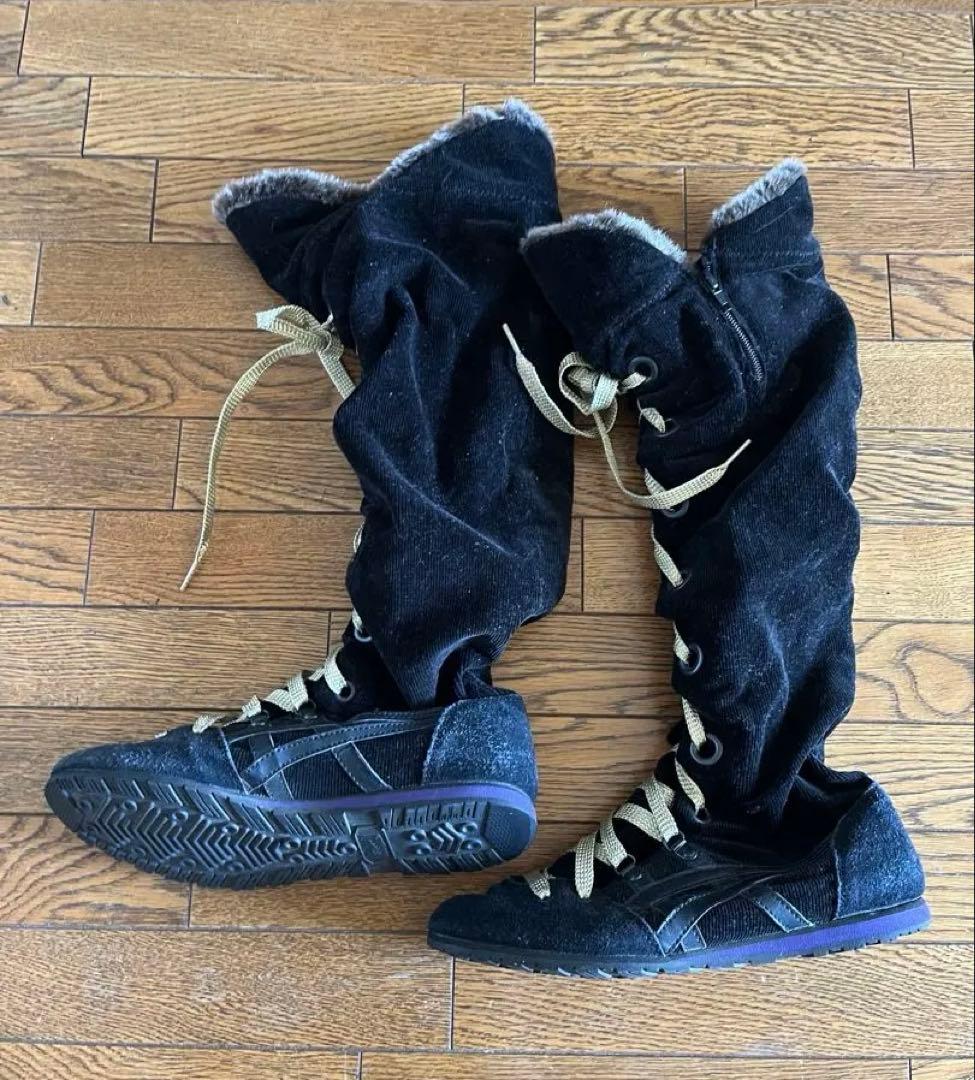 靴 Onitsuka tiger fur boots