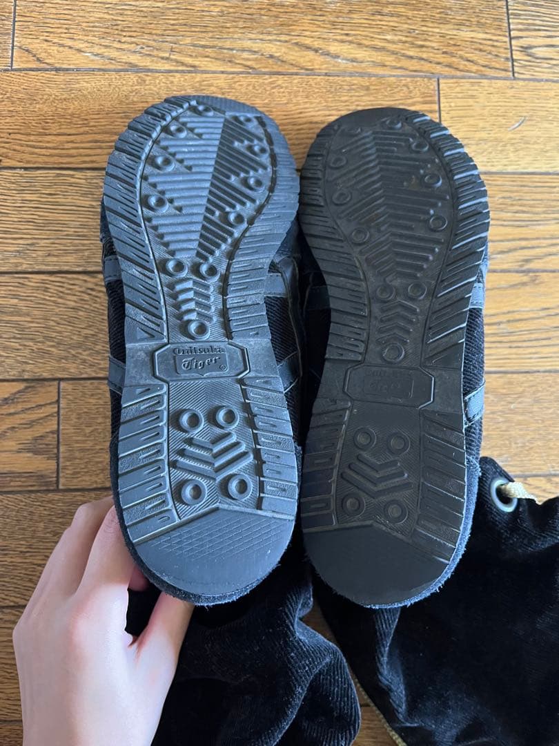 靴 Onitsuka tiger fur boots