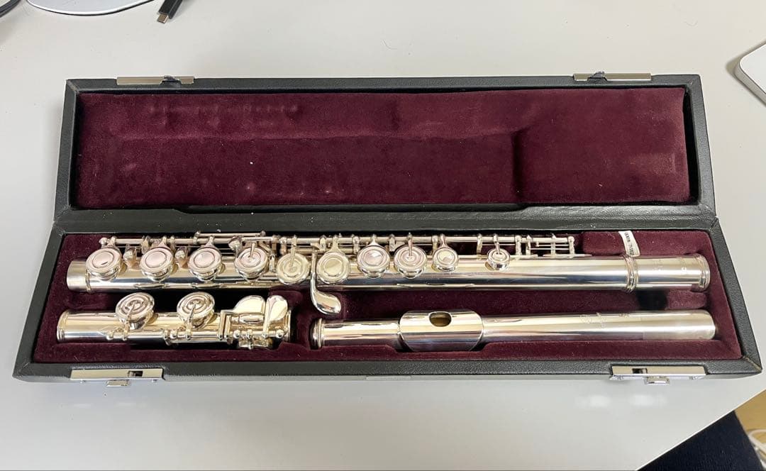 to e　YAMAHA YFL-312 フルート 頭部管銀製 Eメカ付き