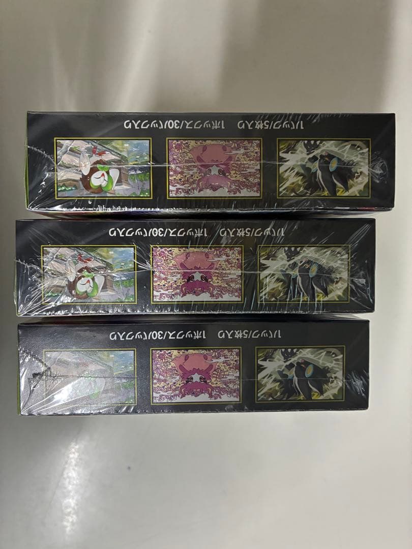 シュリンク付き　ポケカムニキスゼロ 3BOX