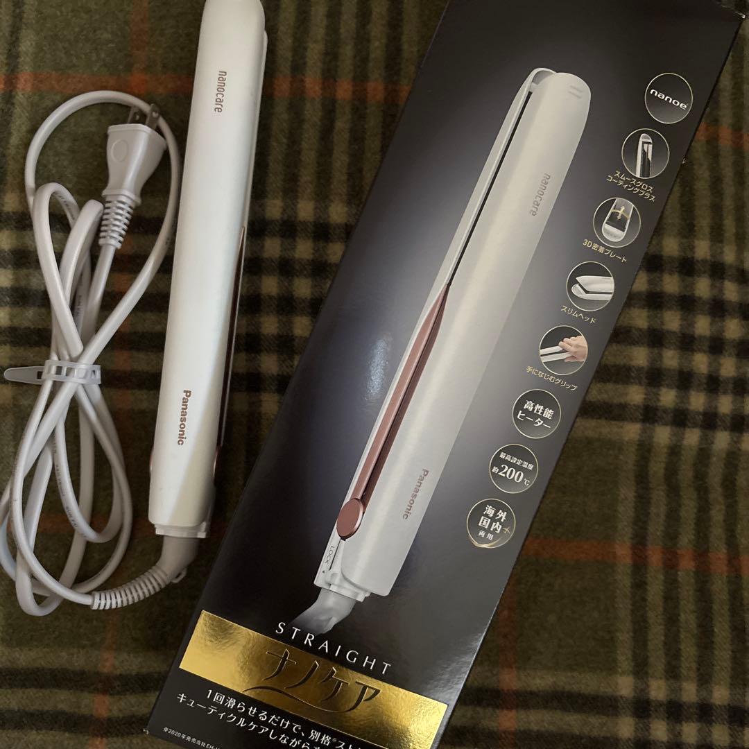 ストレートアイロン ナノケア EH-HS0E-W 白