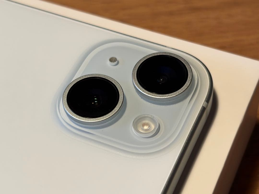 【美品】iPhone 15 128GB ブルー SIMフリー ケース＆フィルム付