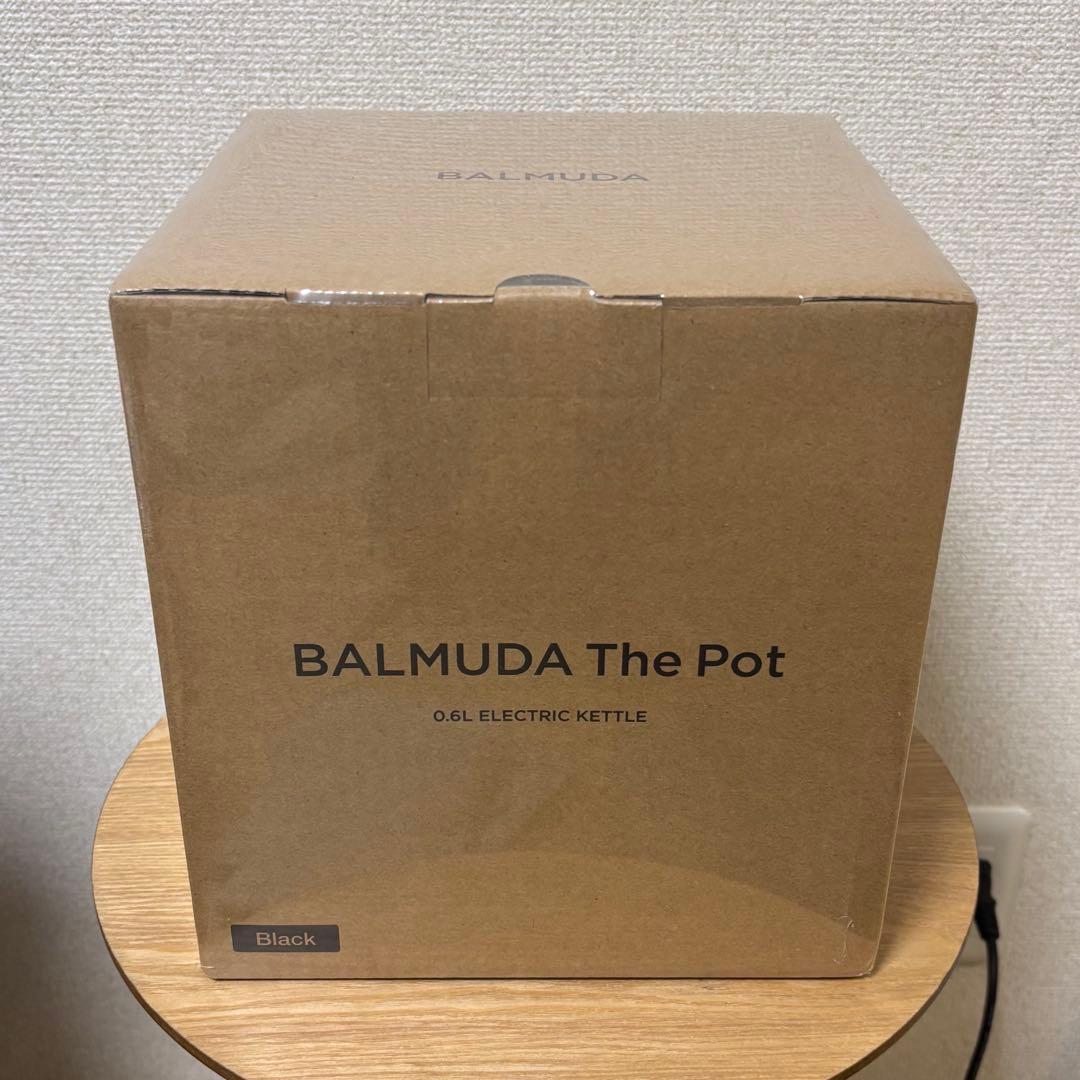 【新品未使用】　バルミューダ ザ・ポット｜電気ケトル ブラック BALMUDA