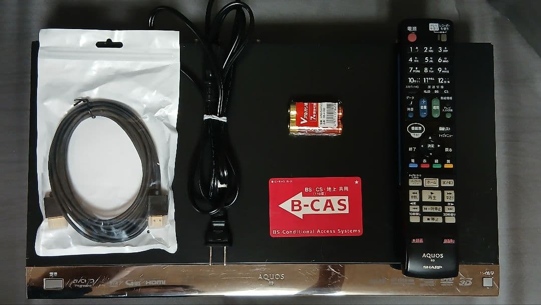 500GB シャープ AQUOS BDレコーダー☆BD-W550☆リモコン付 3