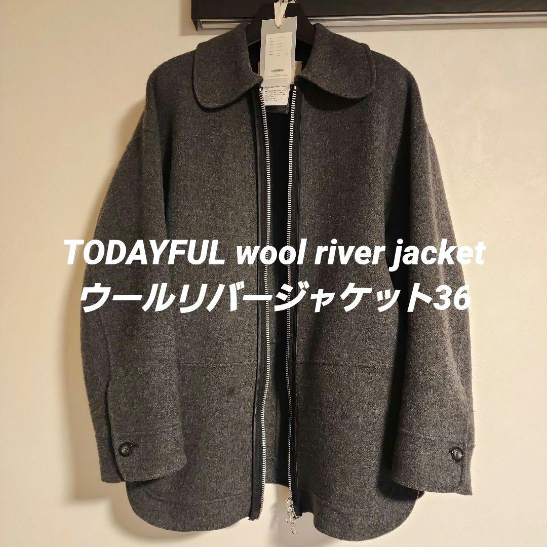 TODAYFUL wool  jacket ウールリバージャケット36