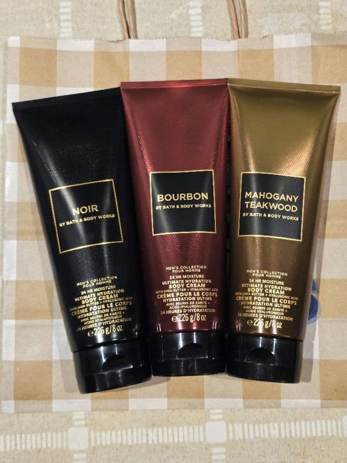 大人気Bath&Bodyメンズ バスボディ★bourbonボディクリームセット
