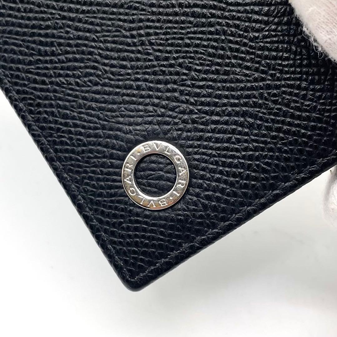 【未使用級】ブルガリ カードケース 名刺入れ レザー ビーゼロワン ブラック