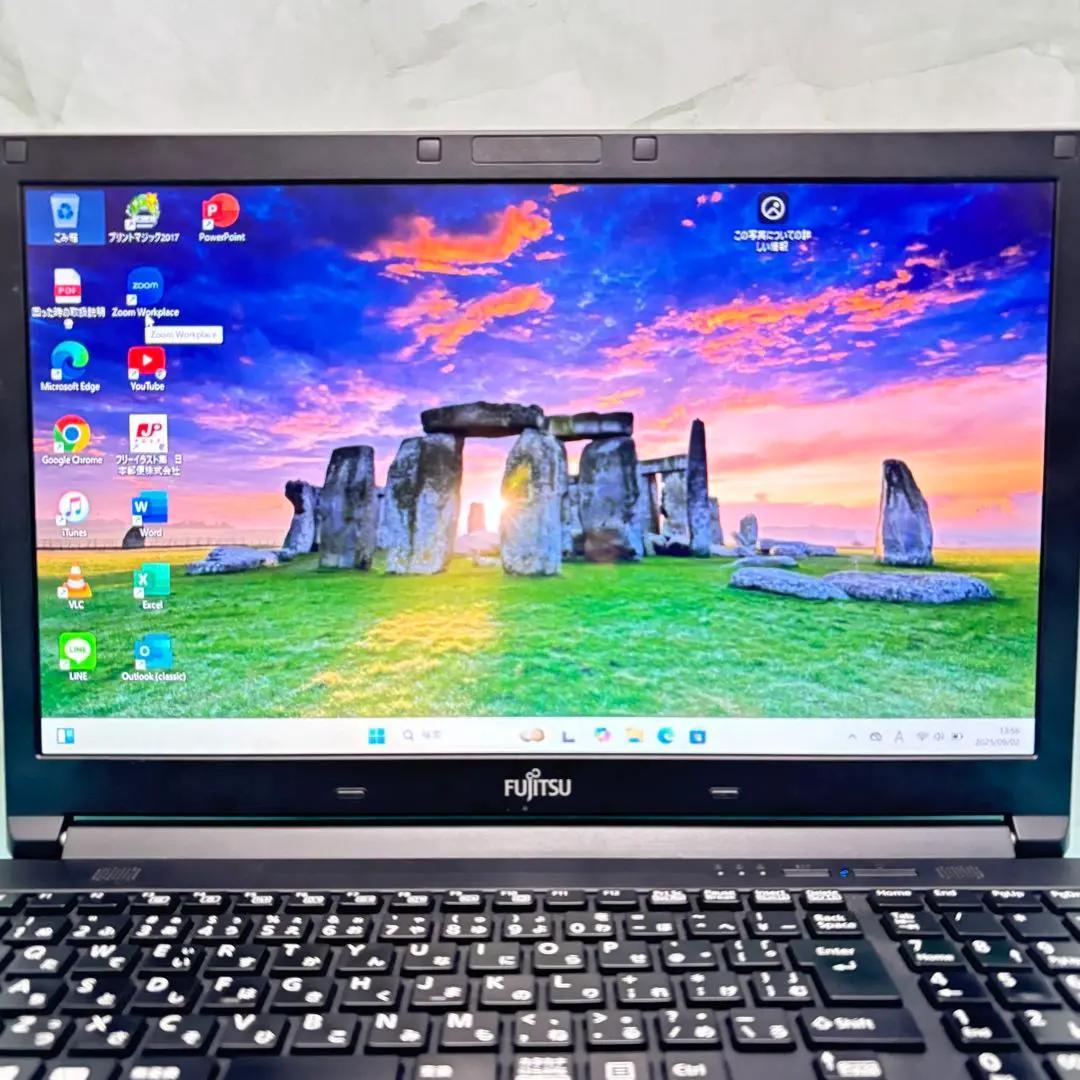 【★激安ノートPC】★動作良好◎Office付！メモリ8GB 爆速SSD256G