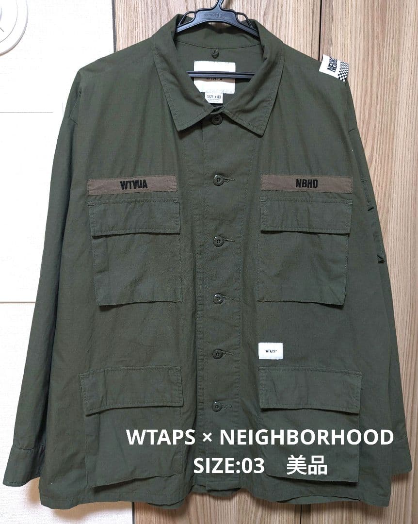 WTAPS × NEIGHBORHOOD JUNGLE SHIRT SIZE03