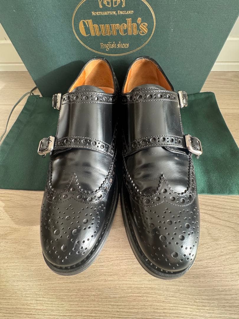 極美品⭐︎church's チャーチレディース モンクグローブ 定番A73960