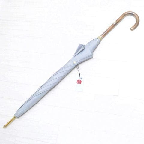 ポロ ラルフローレン ポロベア ジャガード織 長傘 雨傘 ライトグレー