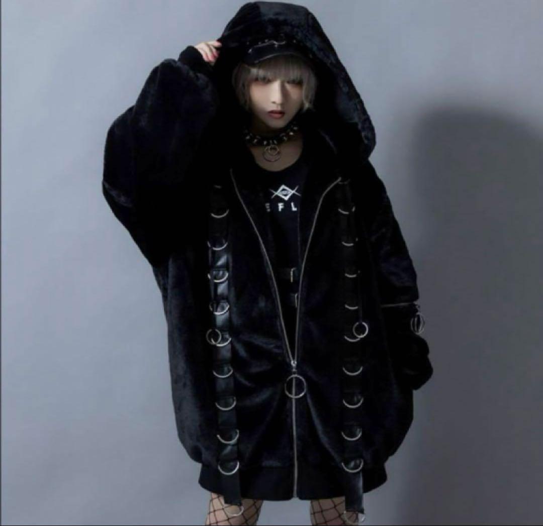 Dカン Dリング　レフレム　REFLEM ファー　アウター ジップ　ブルゾン