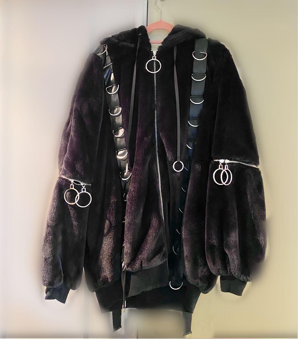 Dカン Dリング　レフレム　REFLEM ファー　アウター ジップ　ブルゾン