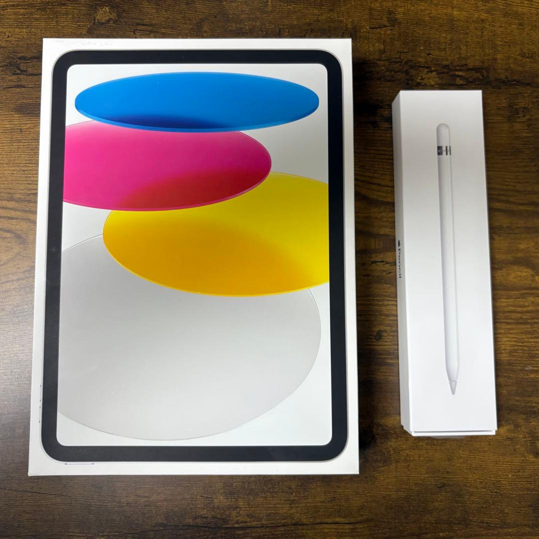 iPad 10th 64G Wifi シルバー Apple Pencilセット