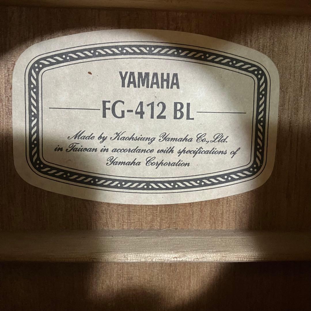 YAMAHA FG-412BL ヤマハ　アコースティックギター　スタンド付き