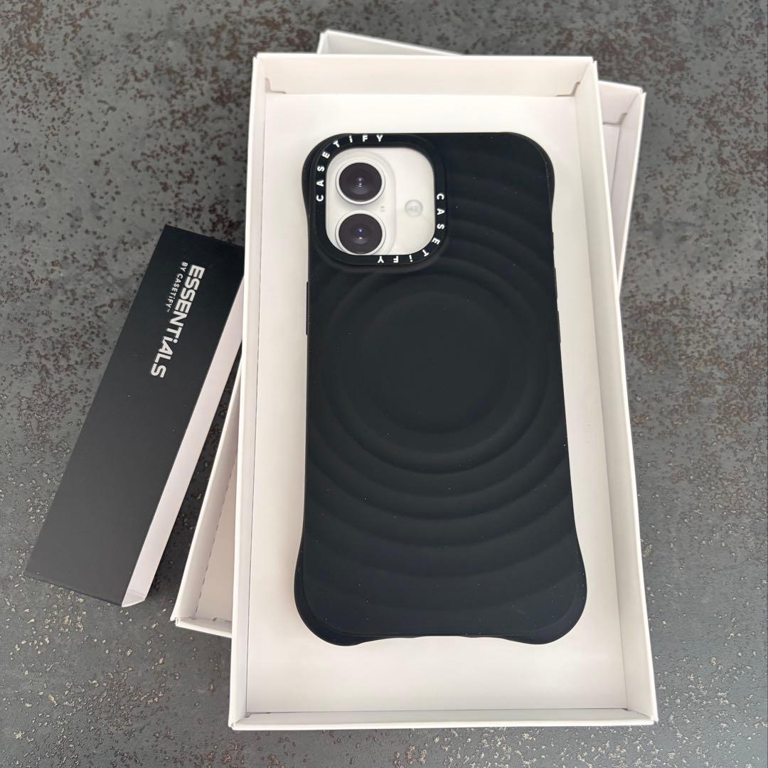 iPhoneアクセサリー iPhone17 Ripple Case Black CASETiFY