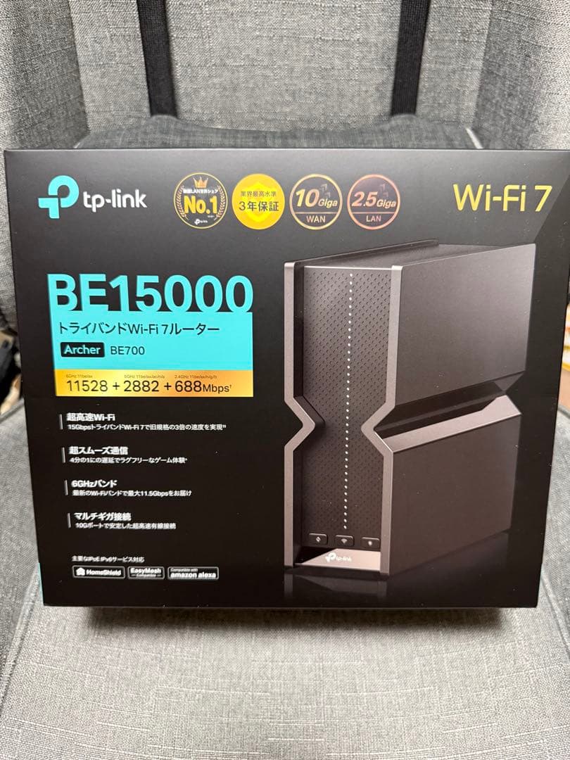 tp-link Wi-Fi7ルーター Archer BE700 新品