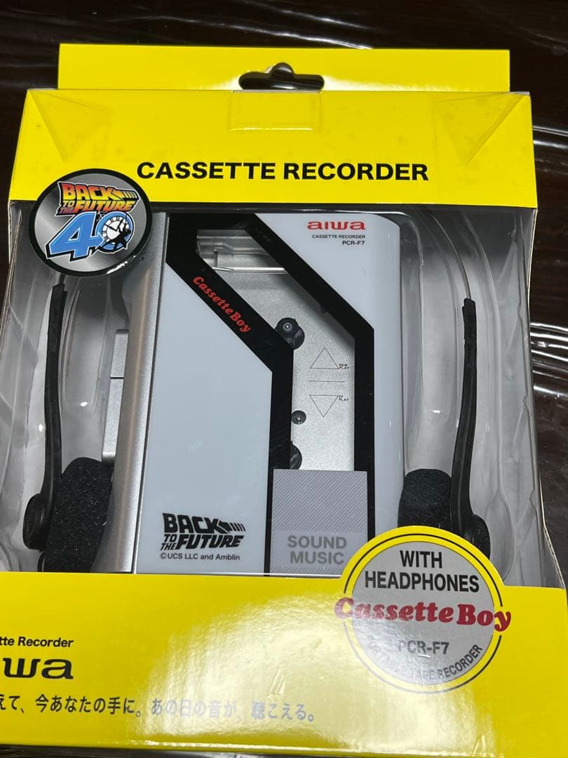 aiwa カセットレコーダー バック・トゥ・ザ・フューチャー 40周年 ドンキ