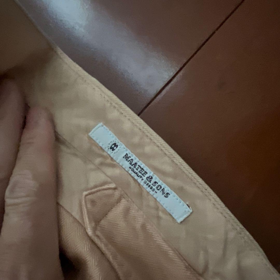 MAATEE&SONS 俺のCHINO-PAN ピンク サイズ3