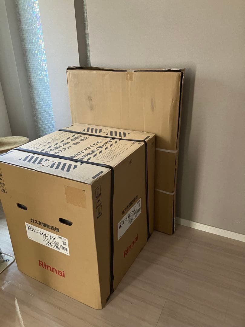 新品☆乾太くん ガス乾燥機 RDT-54S-SV 専用台付　都市ガス用