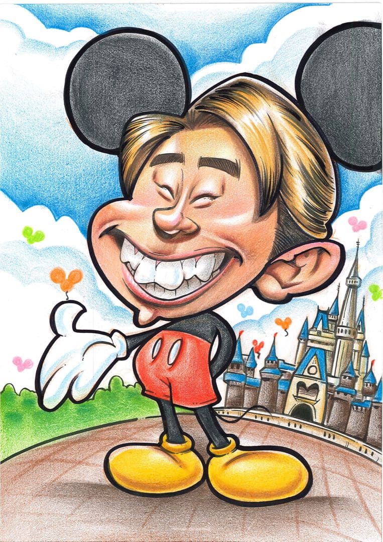 世界で1枚の手描きのオーダーメイド似顔絵★クリスマスプレゼント★記念日