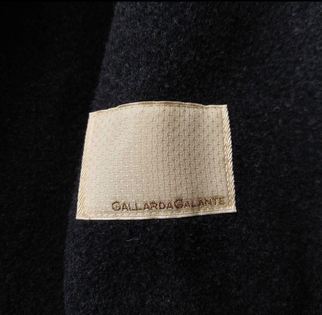 ガリャルダガランテ パイピング ウール リバーコート ハーフガウン