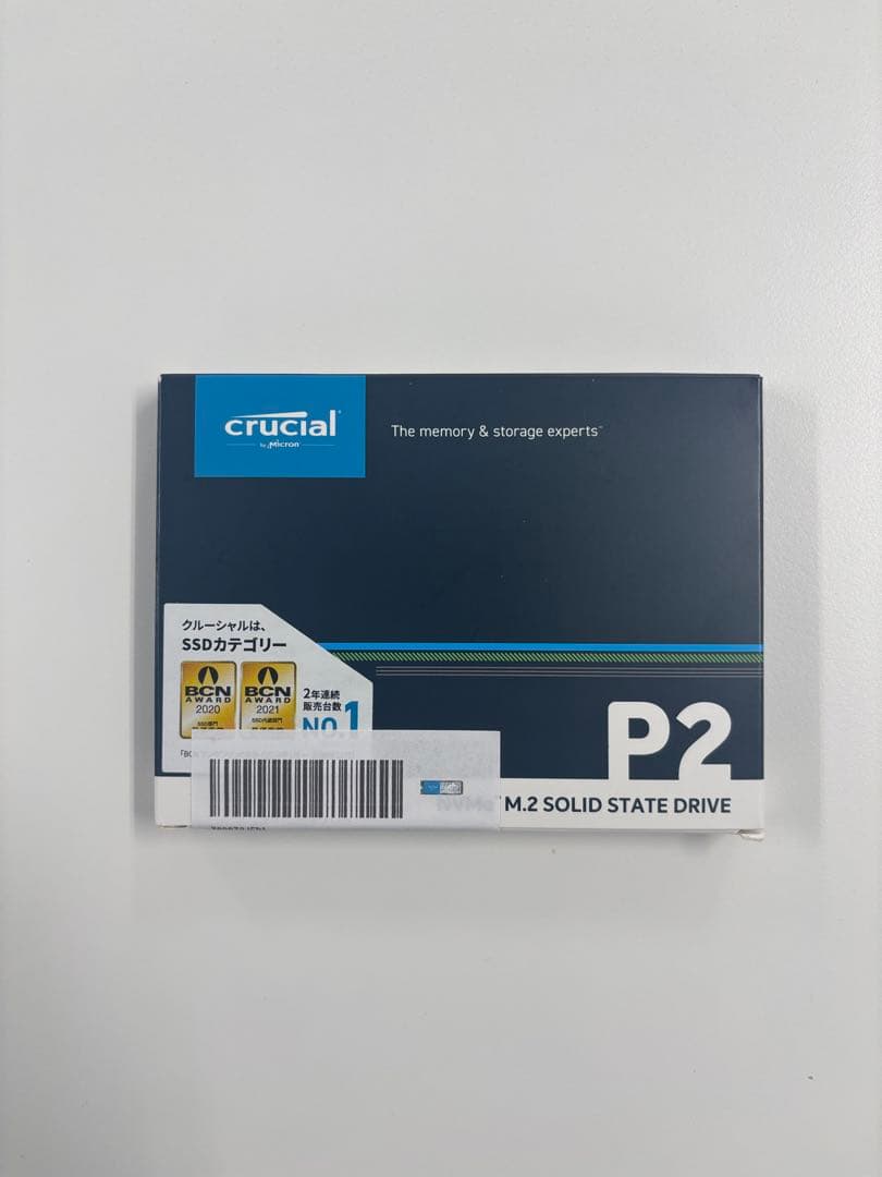 Crucial SSD P2 1TB 未開封新品