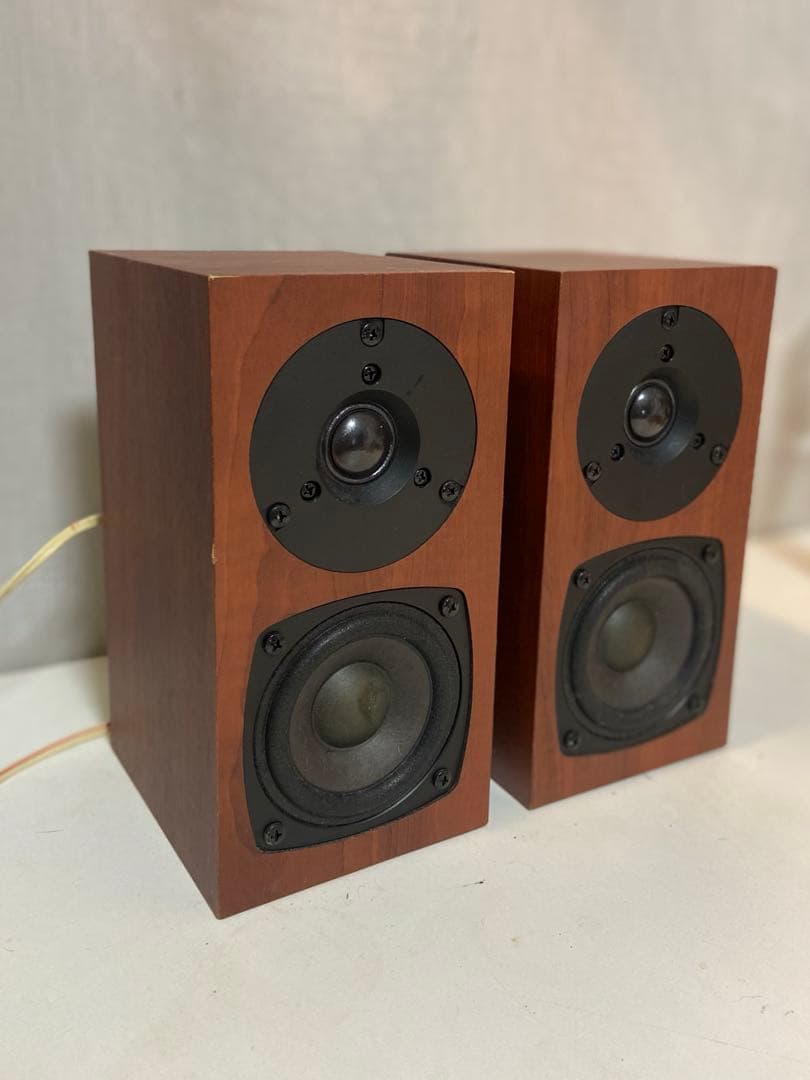 Fostex P802-S スピーカー　アンプセット　木目調　ブックシェルフ