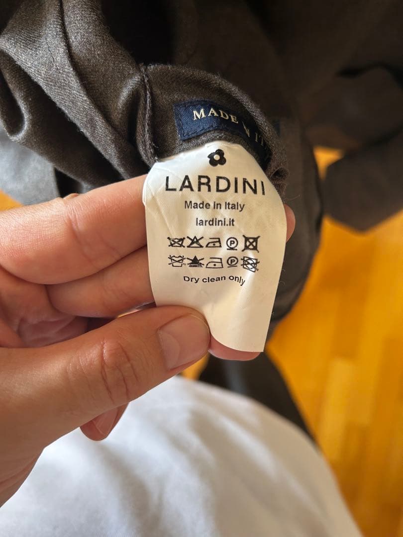 最終価格【LARDINI EASY WEAR 】ウールスーツ52